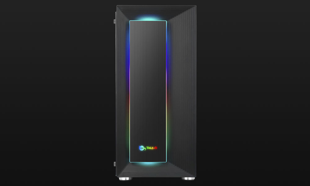 Frontal de la caja gaming Auriga Frontal de la caja gaming Auriga