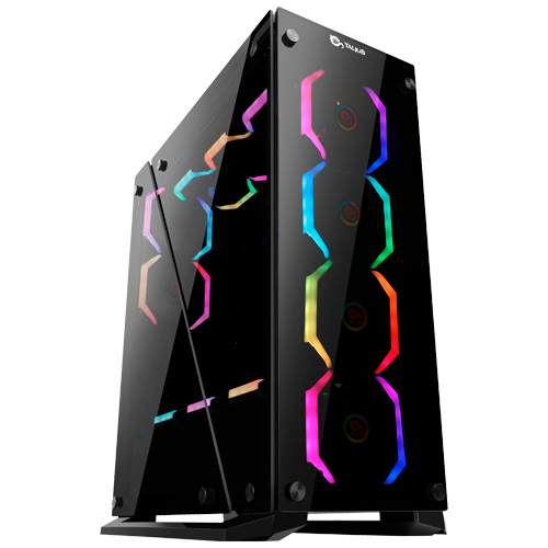 Lateral caja gaming Cygnus