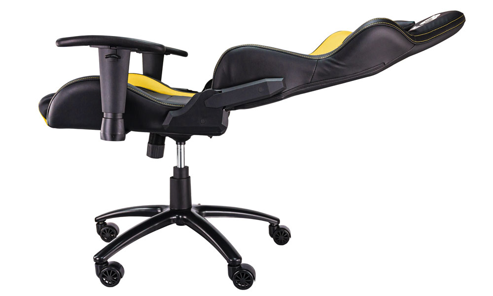 Silla gaming con respaldo ajustable Silla gaming con respaldo ajustable