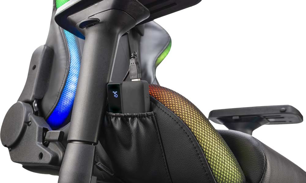 Silla Gaming Camaleon RGB con cargador powerbanck Silla Gaming Camaleon RGB con cargador powerbanck