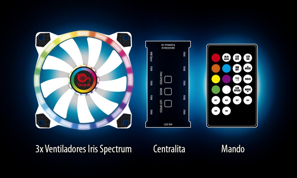 Controles de la caja gaming Cronos Orchid | Talius Controles de la caja gaming Cronos Orchid | Talius