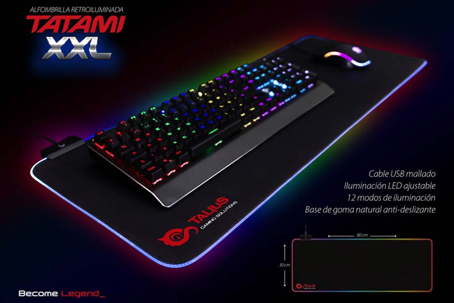 alfombrilla gaming tatami xxl